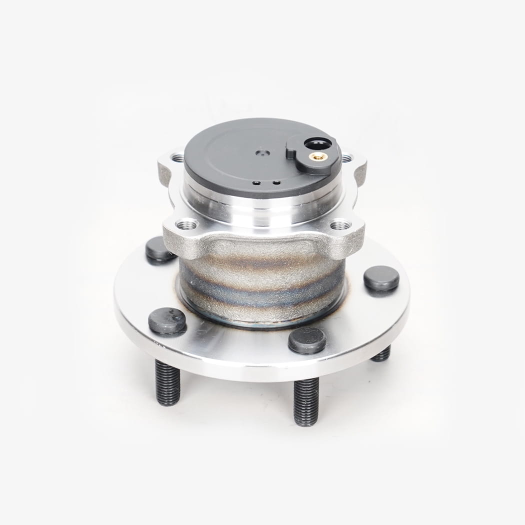 HANHUB 512347 Hátsó kerék agy és csapágy-szerelvény, amely kompatibilis a Mazda 3 3 Sport 5 helyettesíti HA590099 BR930681 VKBA6801 713615750 R17036 HUB040-T35 3N61-2C299A BBM22615XB BP4K2615xB BP4K261 BP4K2615XD 5-Lug